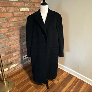 Vintage Black Cashmere Men’s Coat